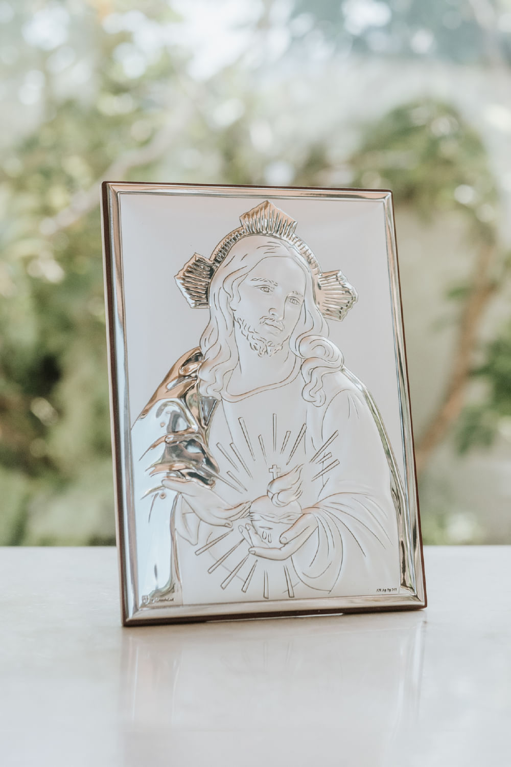 Icone-Em-Prata--Sagrado-Coracao-De-Jesus-13-X-18-cm Icone-Em-Prata--Sagrado-Coracao-De-Jesus-13-X-18-cm